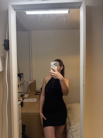 Robe noire - Bershka