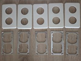 Doppel Steckdose Abdeckung Standard  2x d42 (d43)