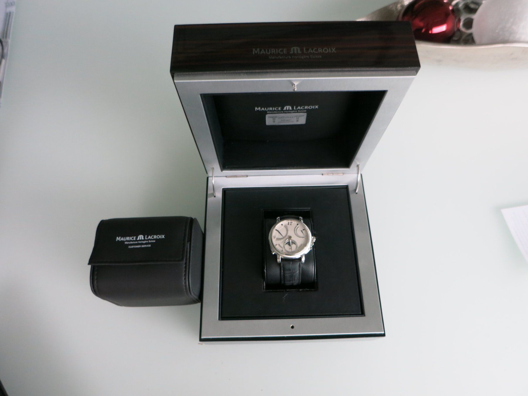 Maurice Lacroix Orologi: ML Masterpiece Lune Rétrograde - Fullset – Usato da Wisen SO venduto da Ihunter 7