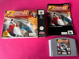 F1 POLE POSITION 64 SPIEL FÜR NINTENDO 64 IN ORIGINALSCHACHT