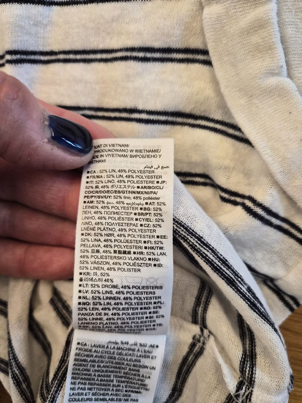 Gap Top: GAP Leinen Tank Top, gestreift, Grösse L  – Usato da Schwarzenberg LU venduto da LadySecondhand 2