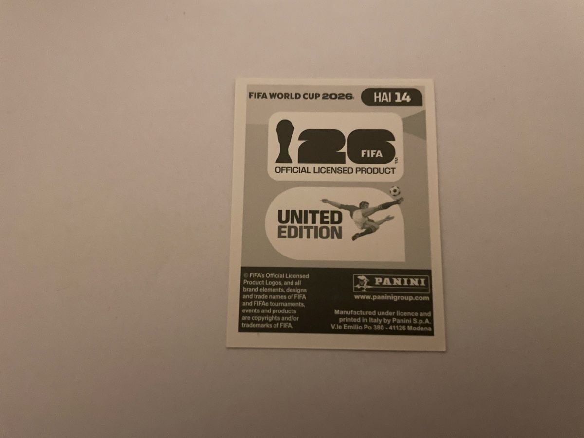 Panini Cartes à collectionner: FIFA WM 2026 Christopher Attvs HAI 14 – Neuf (Voir description) à Winterthur par Cobraforce 1