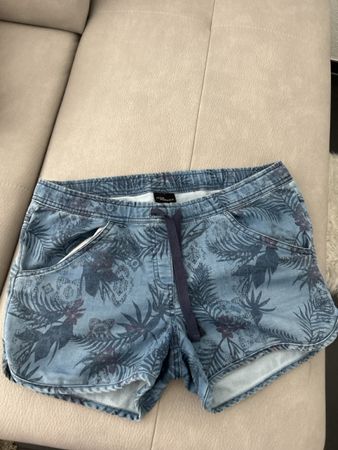 Kurze Shorts von Jean Pascal, Grösse L, jeansblau gemustert 