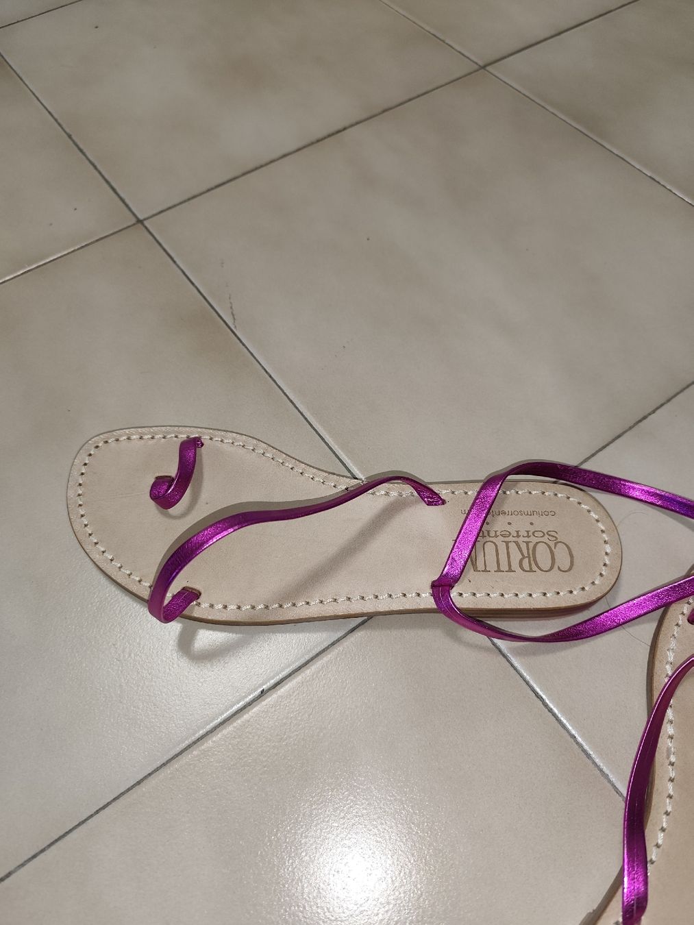 Scarpe da donna: Sandali vera pelle misura 40 – Nuovo (secondo la descrizione) da Coldrerio venduto da ivi_g8gb 4