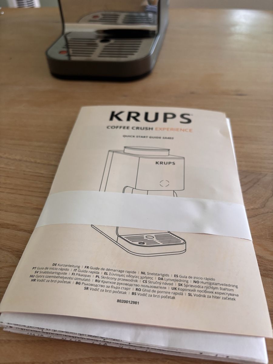 Krups Machines à café & Machines à expresso: Krups Coffee crush experience – Neuf (Voir description) à Zürich par endurance01 2