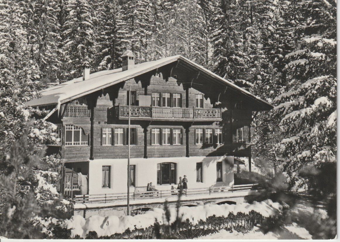 Cartoline postali: AB 252 Grindelwald, Jugendherberge, ca. 1950 – Usato da Freienbach venduto da Bhaltis