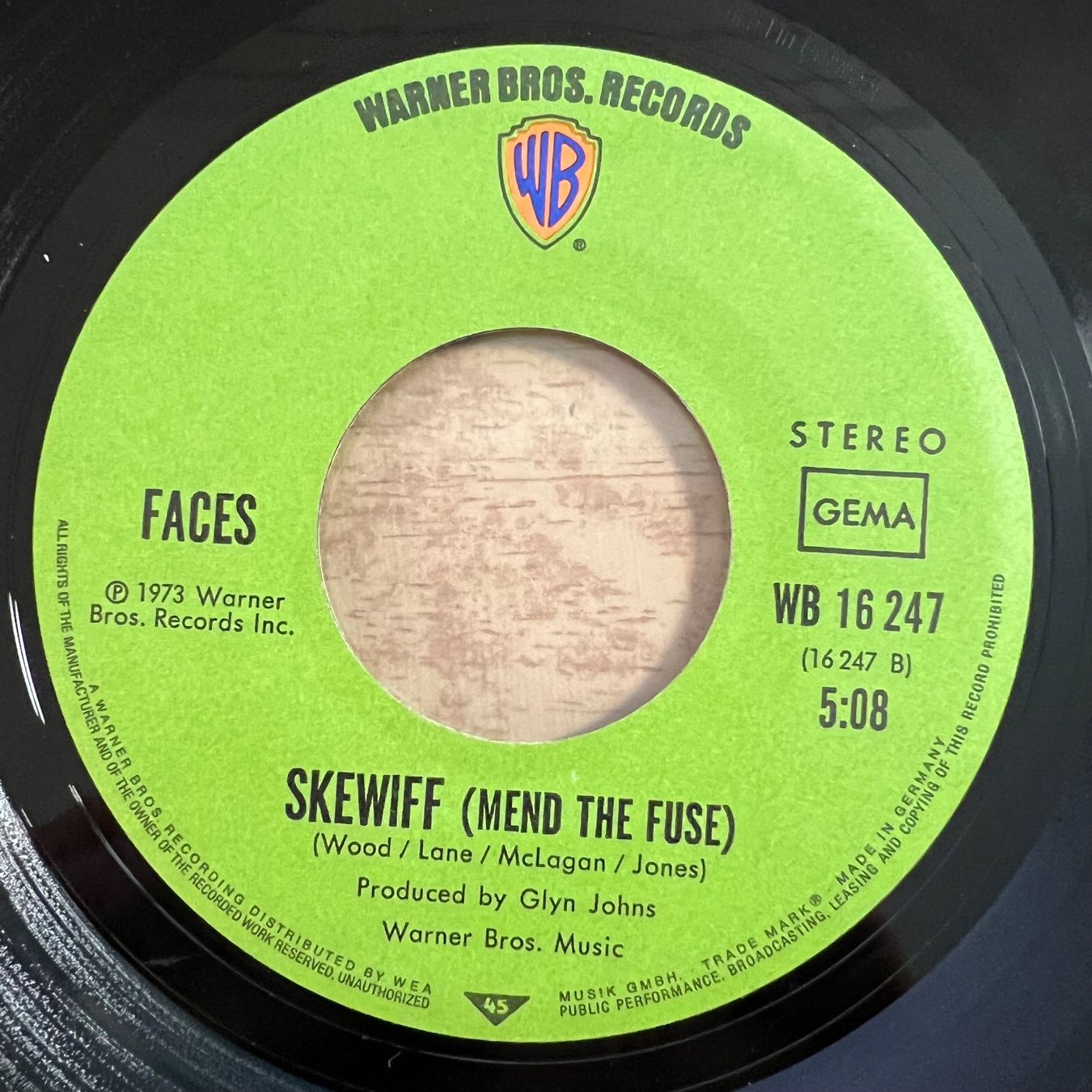 Schallplatten: Faces - Cindy Incidentally / 1. D-Press. 1973 – Gebraucht aus Gais von soundcave57 3