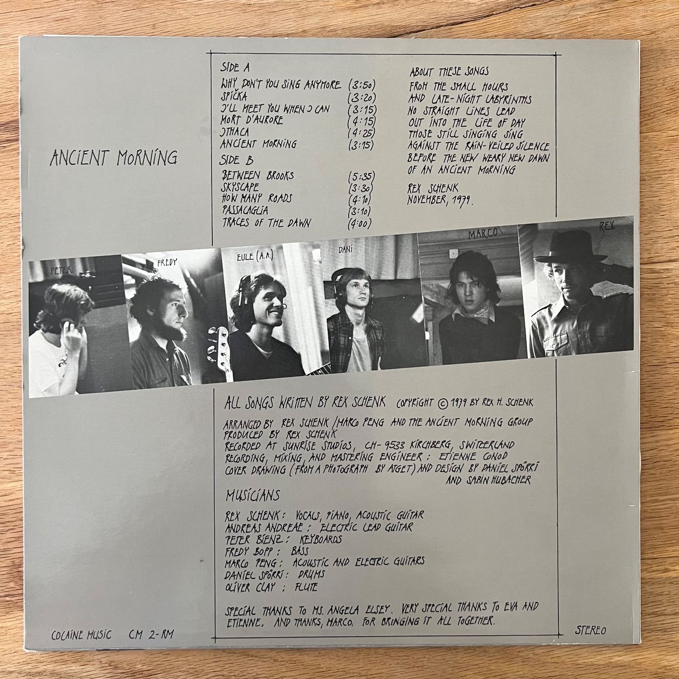 Dischi in vinile: Ancient Morning - Same / 1. Swiss-Press. 1979 – Usato da Gais venduto da soundcave57 2