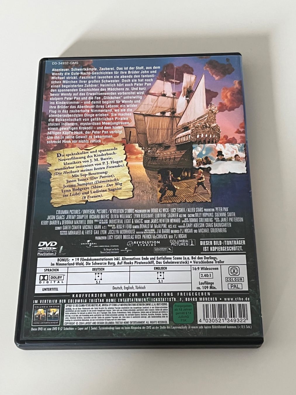 Alle DVDs: Peter Pan DVD Extended Version – Gebraucht aus Altstätten SG von sheamus 1