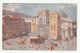 Ansichtskarte Napoli Largo Ferdinando, 02.04.1931