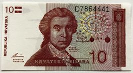 Kroatien 10 Dinara 1991 Neuwertig
