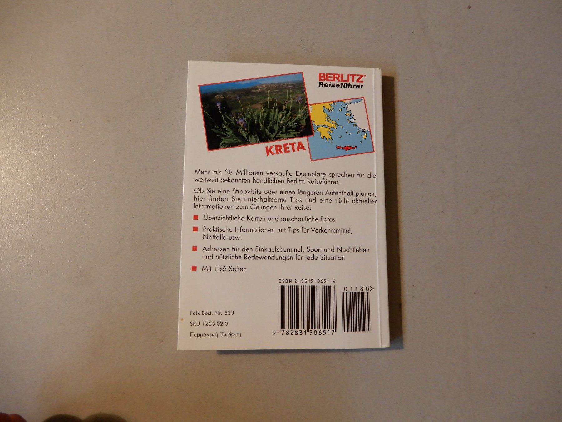 Bücher: BERTLITZ Reiseführer KRETA Griechenland – Gebraucht aus Erstfeld von Mario_boe0 9