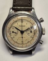 Richard Chronograph, Vintage, Edelstahl, Valjoux 23, Selten!