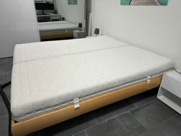 Bett  Doppelbett Embru DormaAir Matratzen Superba 180*200