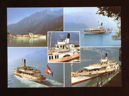 Brienzersee, Raddampfer "Lötschberg", Künstlerkarte