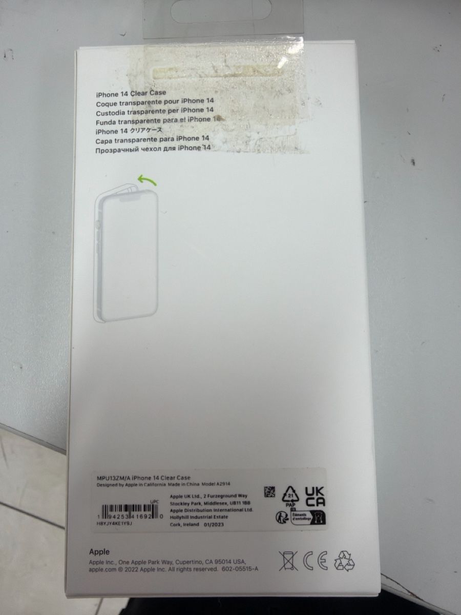 Apple Cover & Protezioni schermo: iPhone 14 Clear Case Schutzhülle - Neu & Original – Nuovo (secondo la descrizione) da Biberist venduto da mic_8ljf 1