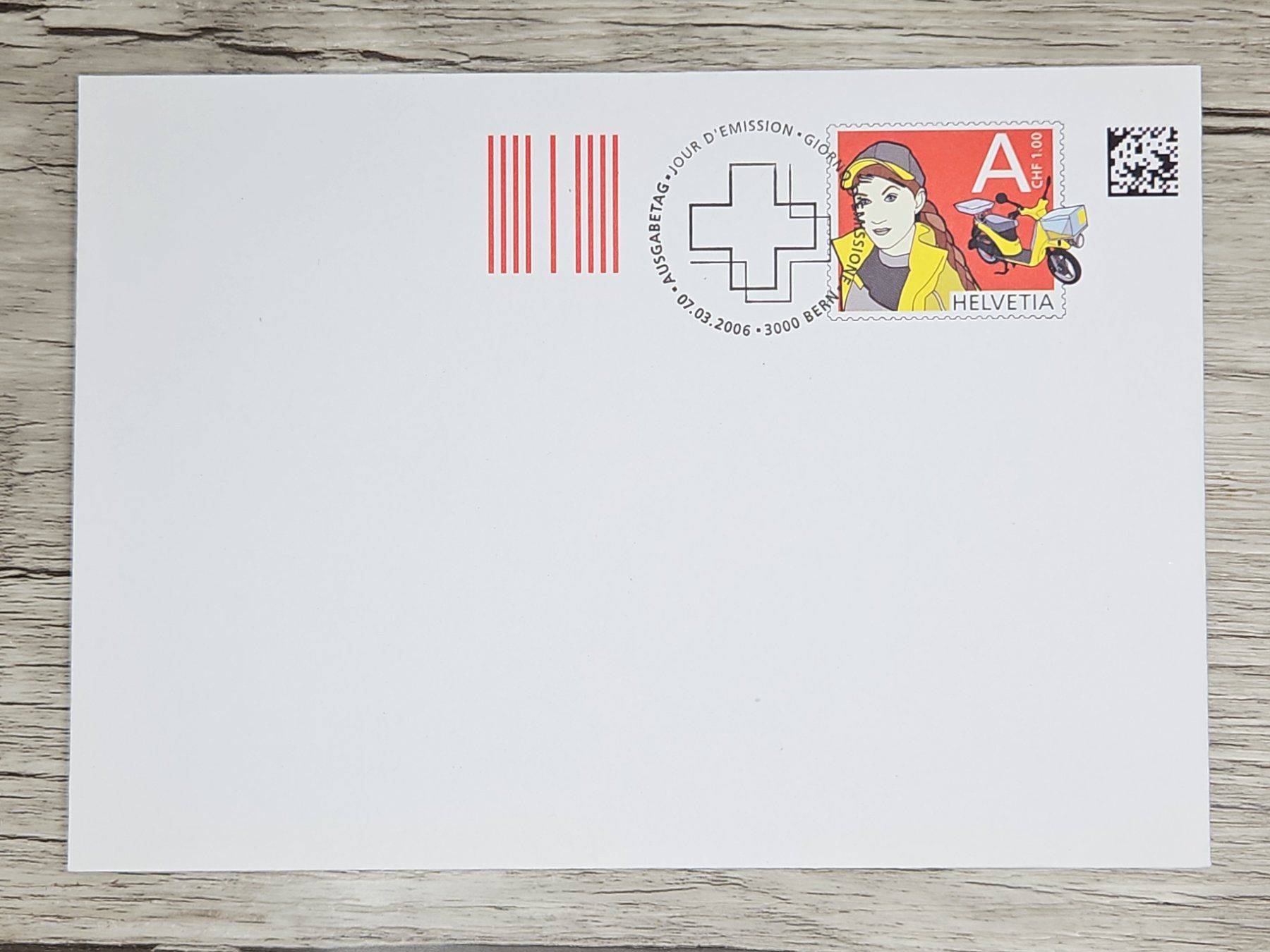 Tutti i francobolli: CL03 Enveloppe + Timbre Suisse 2006 – Usato da Cousset venduto da Patrick_Collections