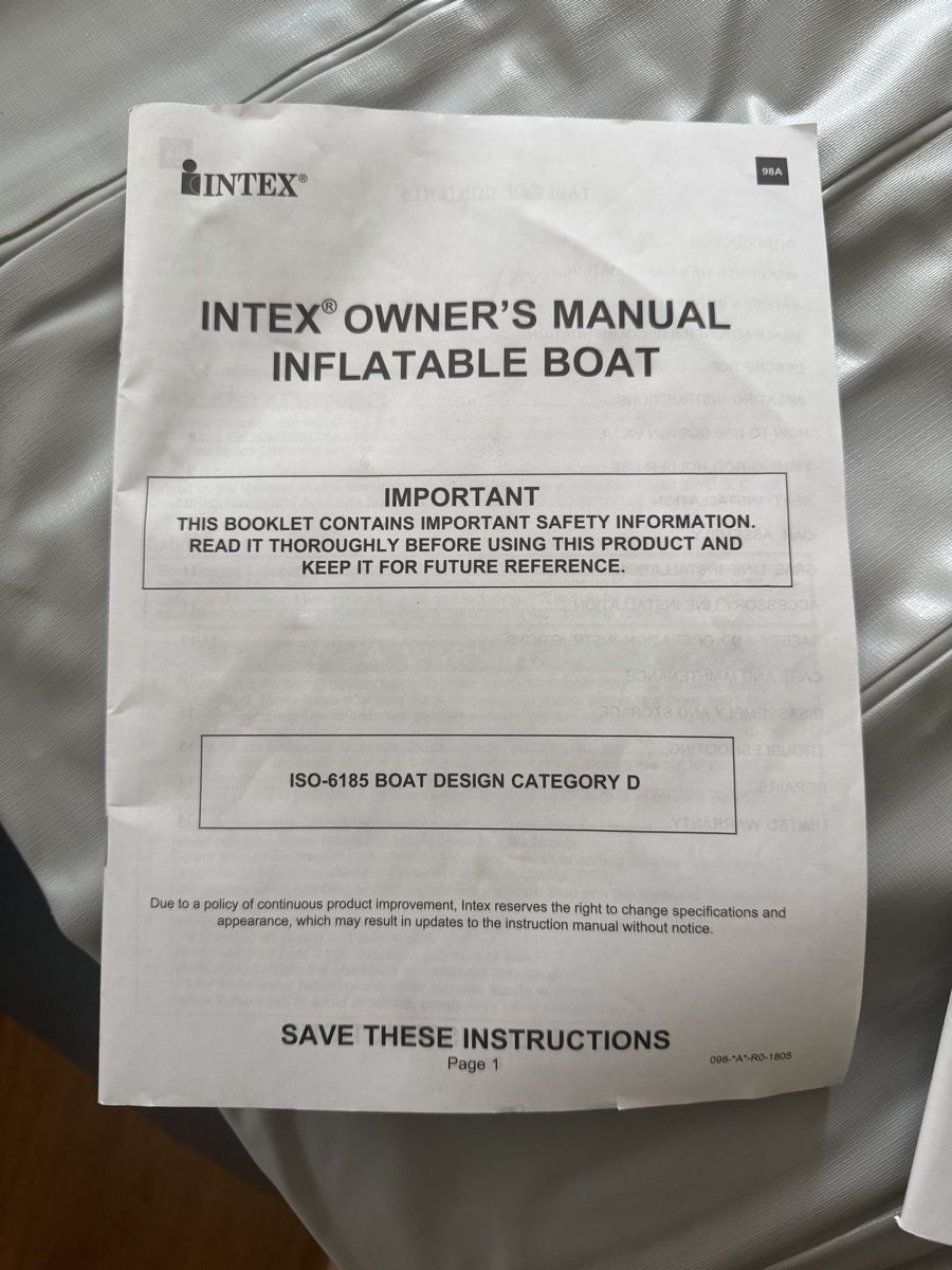 Boote: Schlauchboot 4 Per. Intex Excursion 4 – Gebraucht aus Niederrohrdorf von pis87 8