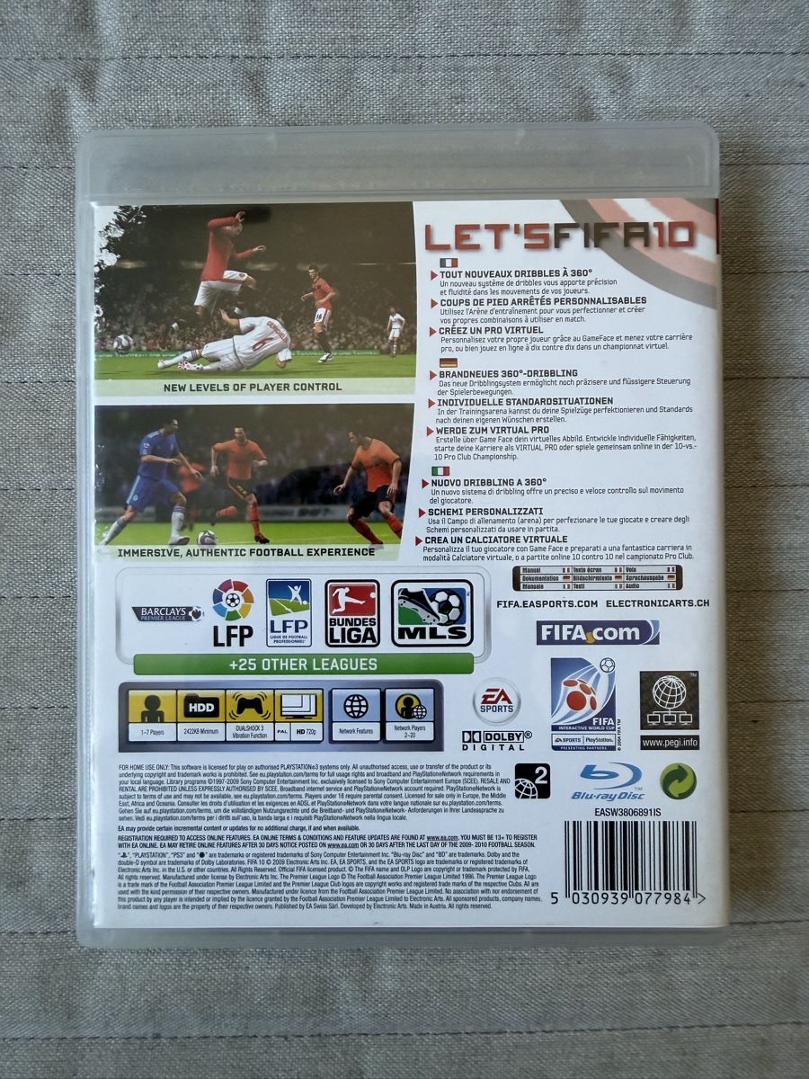 Sony Giochi: FIFA 10 für PS3 – Usato da Thunstetten venduto da Virus_33 2