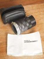 vintage Konica Extension Rings 2/3 AR, Etui, Anleitung f. T3