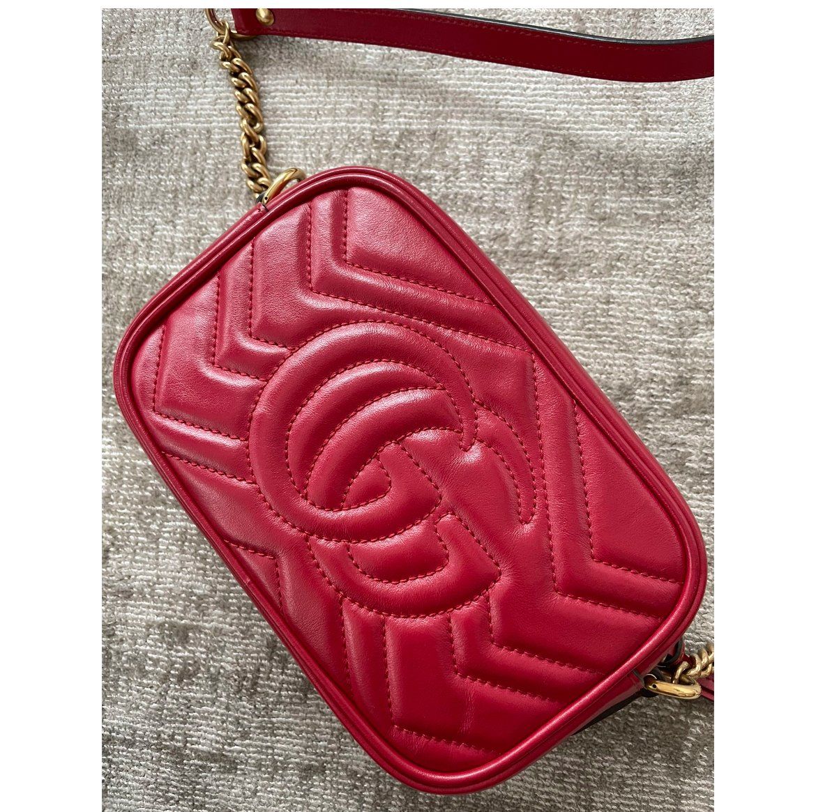 Gucci Borse da donna: Gucci Marmont Rot - Klein – Usato da Cham venduto da vany_ 1