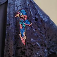 festive velvet jacket