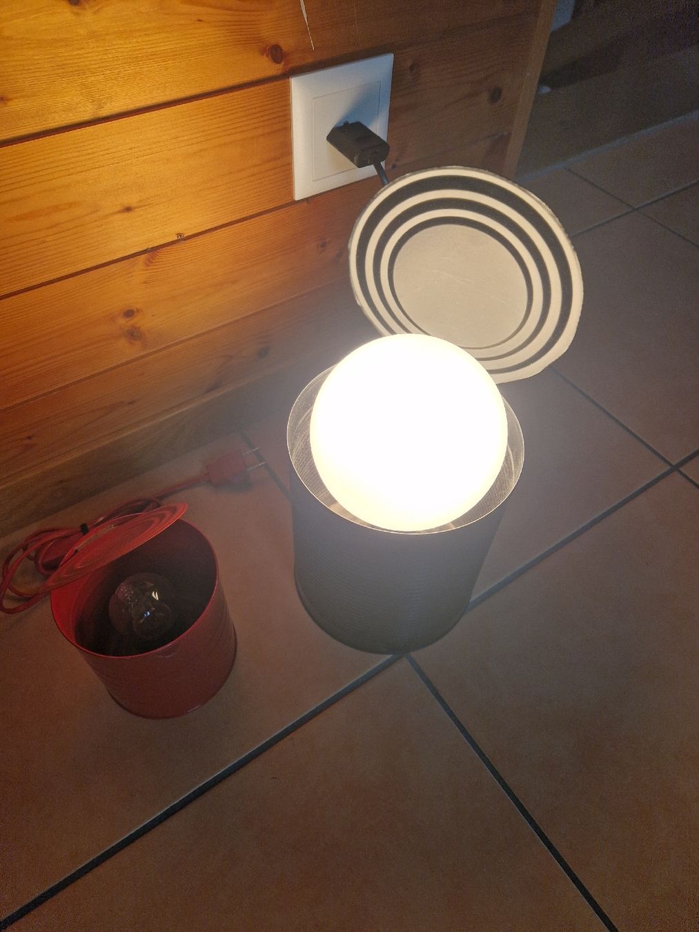 Lampen: 2 Upcycling Lampen aus Konservendosen – Gebraucht aus Lichtensteig von Cocabana_16 3