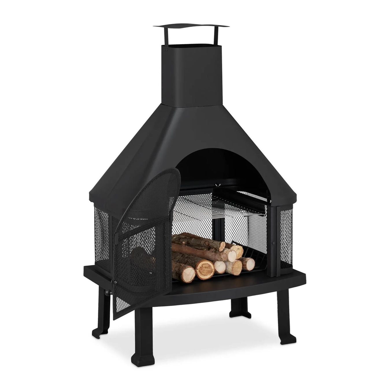 Cheminée: Gartenkamin Terrassenofen mit Grill Kamingrill – Neu und originalverpackt aus Wallenwil von toesstal-vertrieb