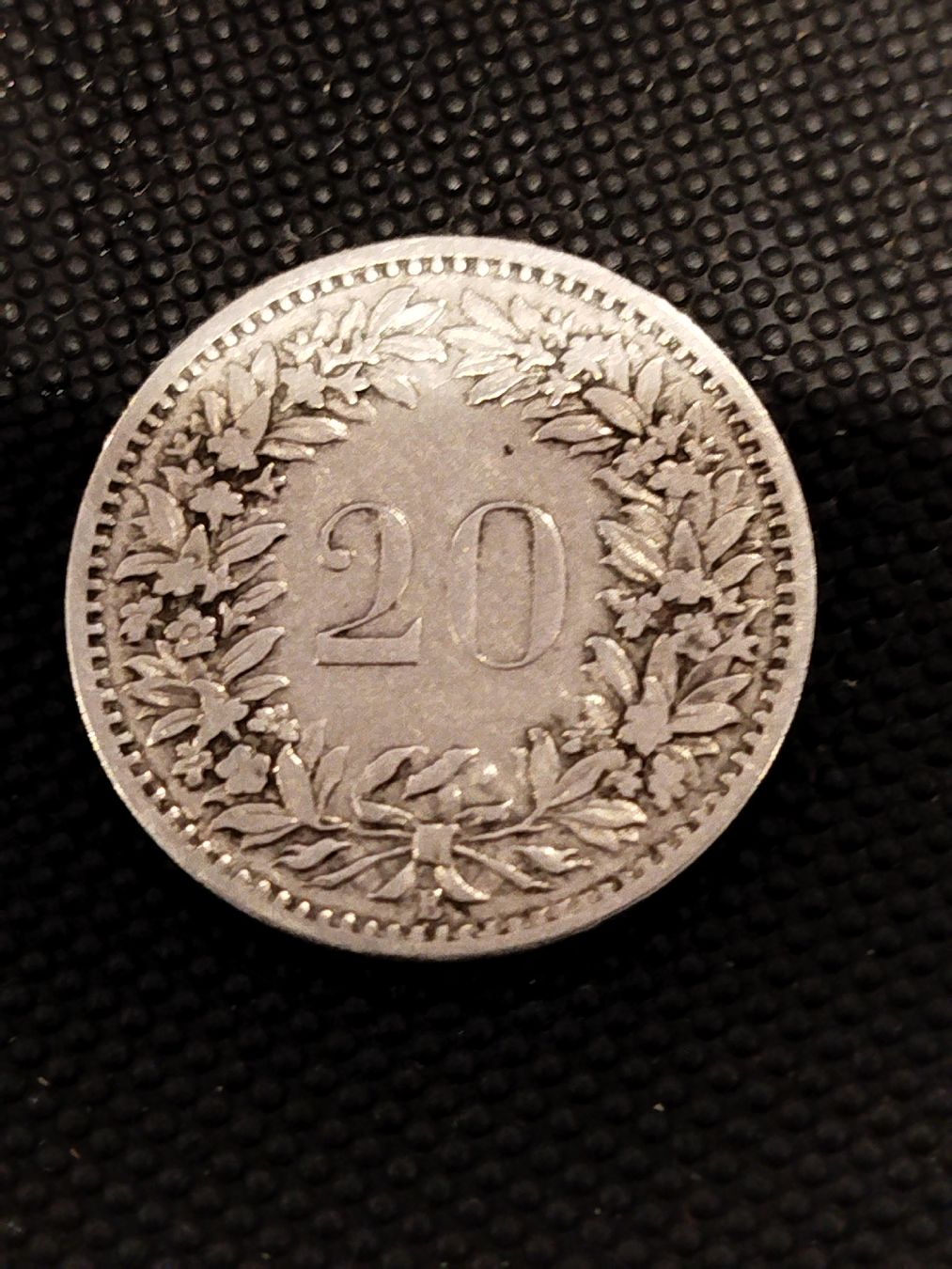 Tutti le monete: pièce de 20 centimes/Rappen Suisse 1884 – Usato da Châtel St Denis venduto da Magil71