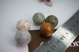 Kugeln  5xAus Stein Mineralien  Set6     ab 1.-  Räumung