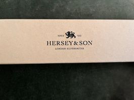 Paille à boire en argent sterling 925 poinçonné Hersey & Son