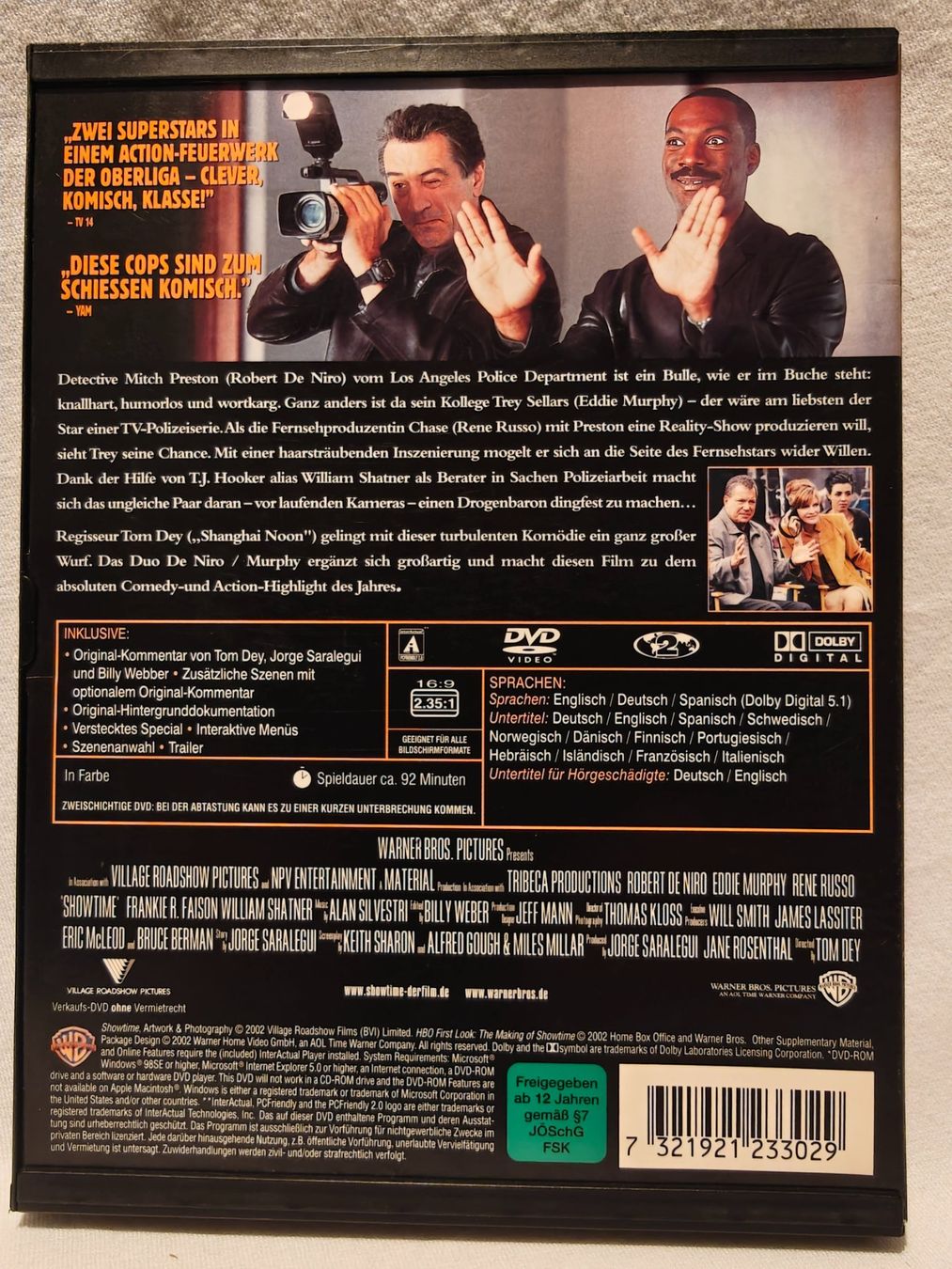 Tutti i DVDs: Showtime mit Robert De Niro und Eddie Murphy – Usato da Gutenswil venduto da Vulcano21 1