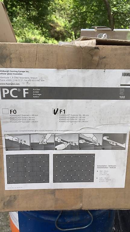 Gläser: Ancoraggi per lastre Foamglas – Gebraucht aus Biasca von gregoriomauro
