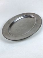 Serviertablett Oval | Edelstahl Matt | 37 x  25