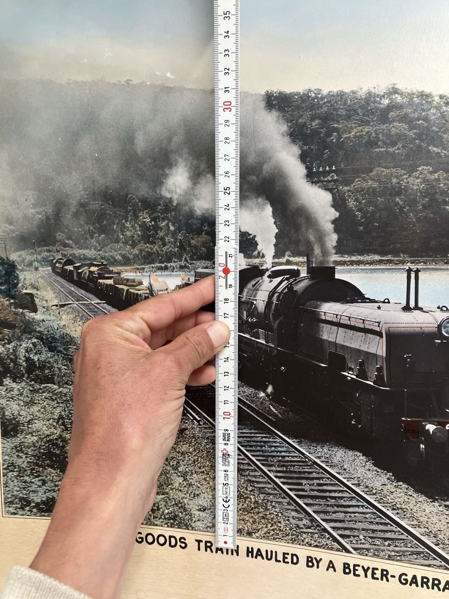 Foto & Immagini: Grande photo de train ancienne  – Usato da fribourg venduto da Retroverso 3