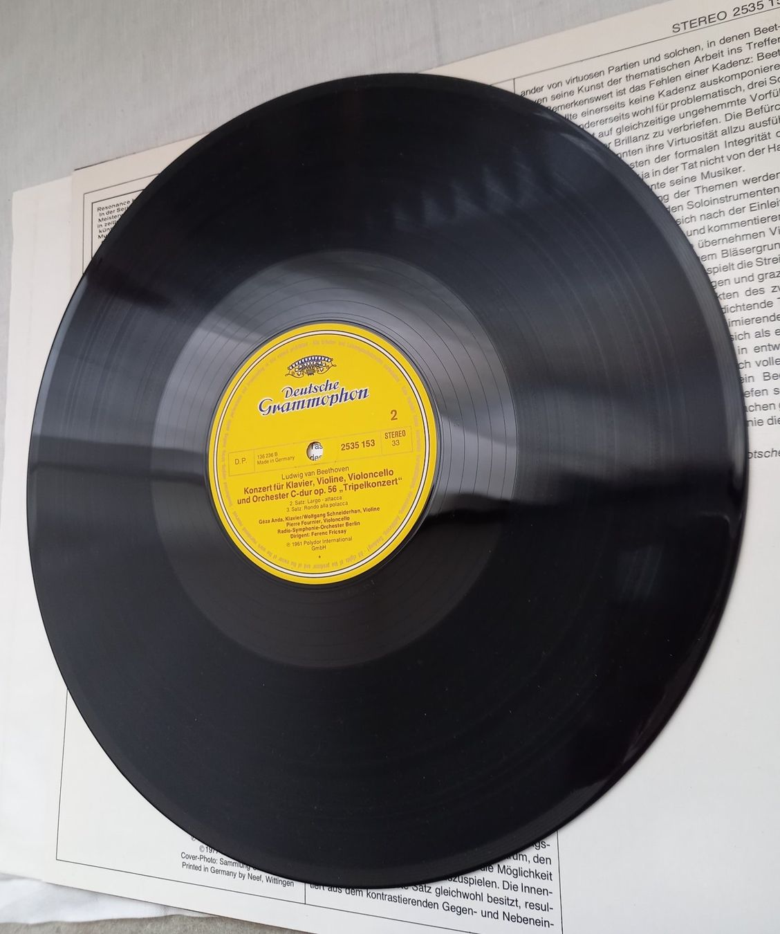 Dischi in vinile: KLASSIK-LP "Beethoven - TRIPELKONZERT" – Nuovo (secondo la descrizione) da Binningen venduto da mar_2jlr 8