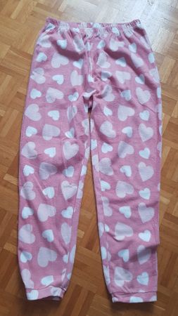 Pantalon de pyjama polaire rose taille L Chicorée