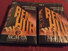 Ben Hur (USA 1959) auf 2 VHS (Teil 1+2) MGM/UA VHS 31111/2
