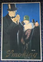 Plakat "Smoking" von Ricard Fabregas, Spanien, Art Déco, TOP