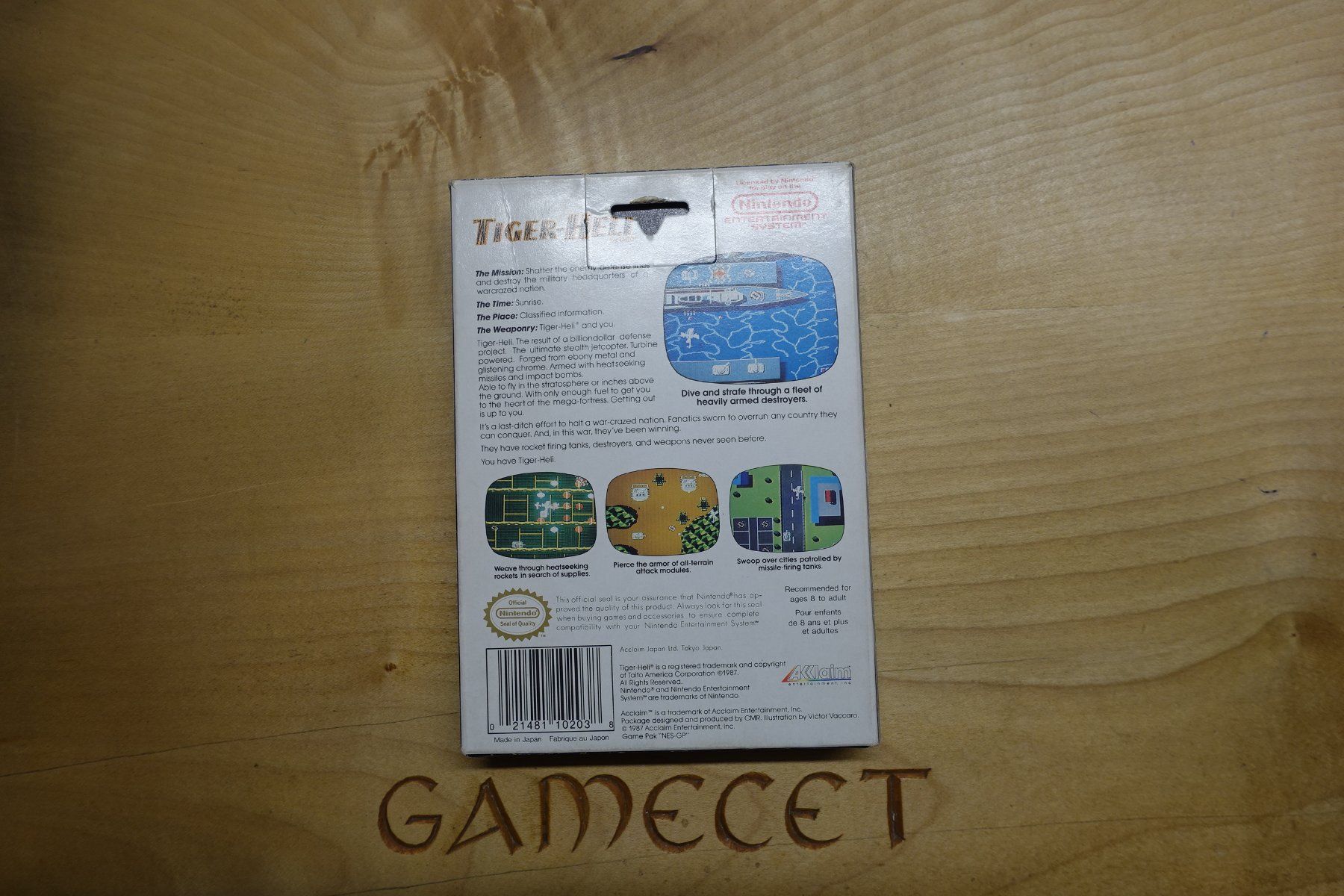 Nintendo Giochi: Tiger-Heli NES Nintendo PAL B Toaplan – Usato da Steinach venduto da Gamecet 5