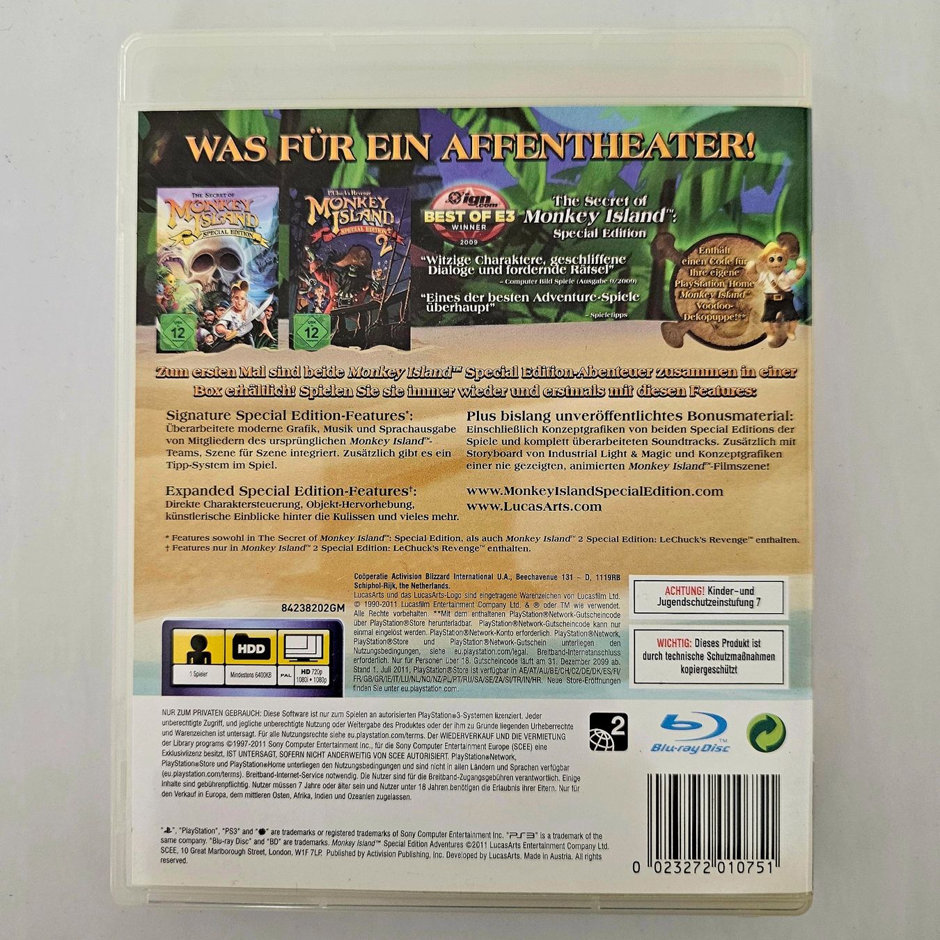 Sony Giochi: Monkey Island Special Edition Collection (PS3) – Usato da Holziken venduto da Miglioregamesnmore 1