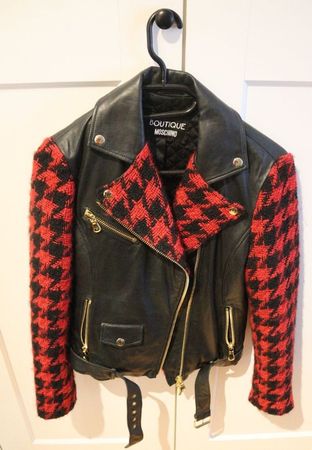 Wunderschöne Damen Moschino Lederjacke, gr.38