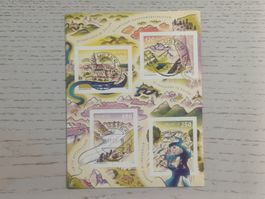 2025 Schweizer Sehenswürdigkeiten Minisheet Vollstempel
