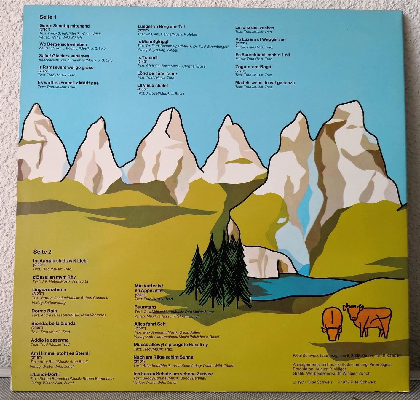 Schallplatten: 28 SCHWIIZER VOLKSLIEDER, ORG SWINGTALER – Gebraucht aus Greifensee von scharmant 1