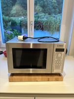 Bosch Mikrowelle Silber Edelstahl guter Zustand
