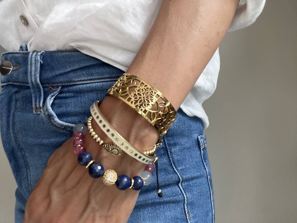 Bracciali & Braccialetti: Handgemacht Armband Steinperlen – Usato da Buchs SG venduto da jco_st8t 3