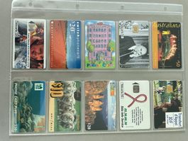 10 diverse Taxcards aus dem Ausland