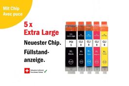 PGI-5 XL CLI-8 XL – Drucker-Patronen kompat. Cąnon (1x5)