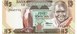 Zambia 5 Kwacha 1988 P-25d UNZ