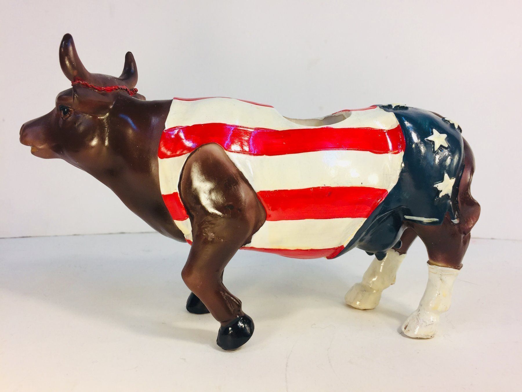 Statuette: Amerikan Kuhfigur Aufbewährungsfigur – Usato da Schaffhausen venduto da sparzone 1